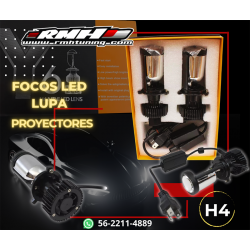 KIT FOCOS LED LUPA PROYECTORES